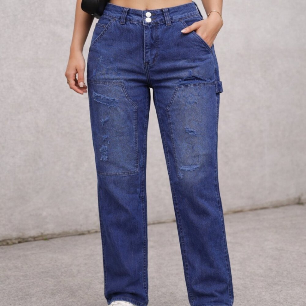 Anthropologie The Wanderer Distressed Utility Pants Size 29